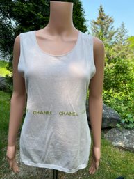 Chanel Sleeveless Cotton Tank Size 42