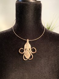Bent Fork Octopus Jewelry Choker