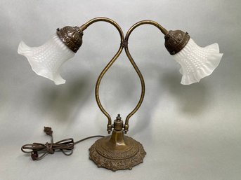 A Beautiful Brass Table Lamp
