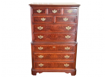 Vintage Drexel Chippendale Mahogany High Chest
