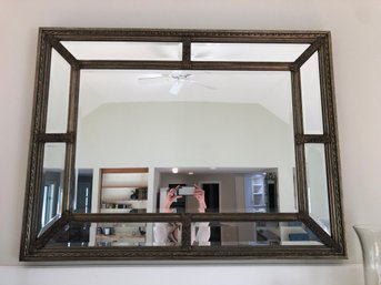 Large Rectangular Antique Gold Mirror By Uttermost - 49 X 37