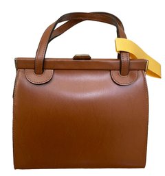 Vintage French Square Brown Handbag - Dofan?