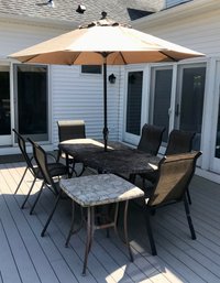 Stunning Summer Winds Patio Set With Bonus Side Table