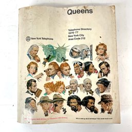 1976 Queens White Pages Phone Book