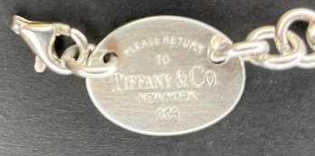 Please Return To Tiffany & Co New York 925 - Tag - Partial Chain - Parts - Sterling Silver