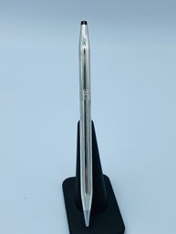 Attractive Sterling Silver Cross Ballpoint Pen Made In USA