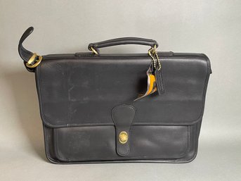 A Never Used Leather Coach Bag