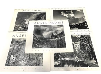 Six Large Ansel Adams Photography Calendars (A)