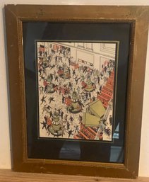Framed New York Stock Exchange Print By Tony Sarge