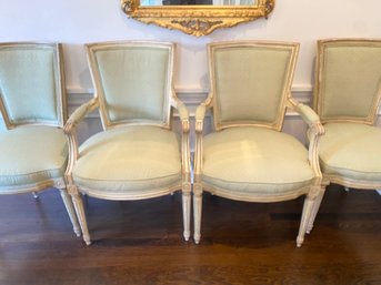 Set Gorgeous Six Antique French Dining Chairs