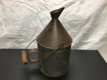 A Vintage Railway Kerosene, Parafin Oil Can