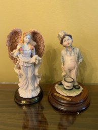 Angel Figure & A Boy Figure