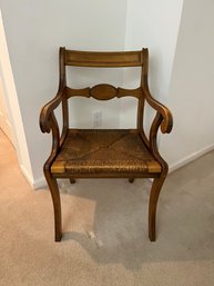 Wooden Chair With Cane Seating