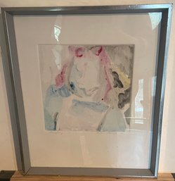 Framed Color Etching By Zeb Stewart