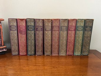 10 Volume Leather Bound Book Set