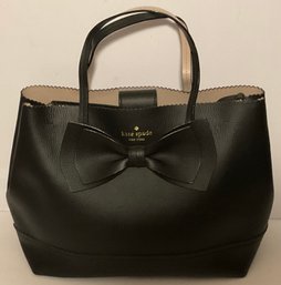 Kate Spade Georgia Leather Tote, Bow Front, Two Handle.