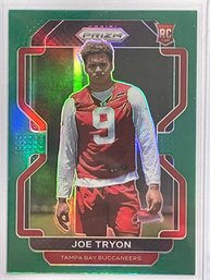 2021 Panini Prizm Joe Tryon Green Prizm Rookie Card #381