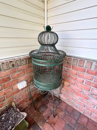 Green Bird Cage, On Stand