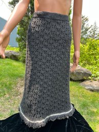 Chanel Crochet Skirt Size 42