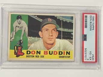 1960 Topps Don Buddin Card #520     PSA 4