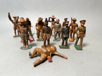 Cast Iron Army Figures