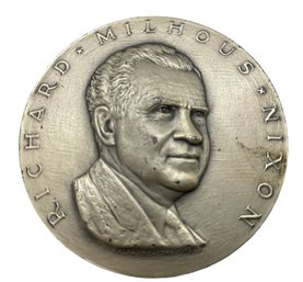 Richard Nixon Pewter Innaguaration Medallion