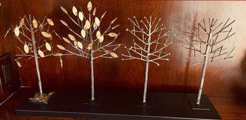 Global Views ' Four Seasons ' Metal Art