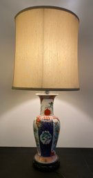 Asian Style Hand Painted Table Lamp