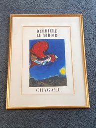 Early Original Marc Chagall Lithograph 16.5x20 Derrier Le Miroir Gallery 169 Original Price 445  Decades Ago