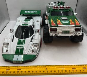 Brand New Hess Truck Racecar And Hess Gasoline Truck With Motorcycles