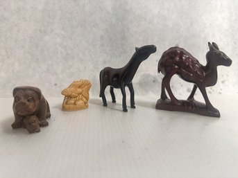 Charming Collection Of Small Asian Animal Figures