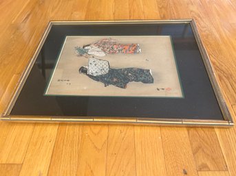 Framed Vintage Japanese Print