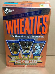 WHEATIES Super Bowl 30th Anniversary Collectors Edition