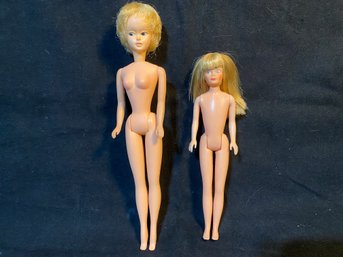 Two Fashion Dolls Unmarked