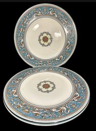 Three Florentine Wedgwood 11 Dinner Plates