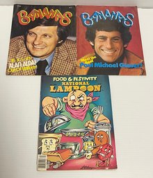 Two Bananas And A National Lampoon Magazine