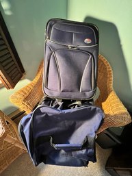 American Tourister Travel Luggage, Carry On, And Duffel Bag, Navy Blue