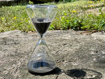 Handblown Hourglass By Artist Kimberly Haugh