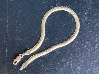 14k Gold Snake Chain Bracelet