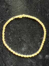 14 Kt Yellow Gold Rope Bracelet, Weighs 2.4 Dwt, 7', Never Worn