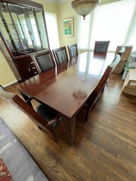 Aaron Richards Dining Table, Seating For 8 Plus Extra Leaves