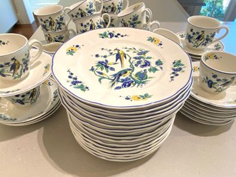 Villeroy & Boch Phoenix Blau China / Luncheon Set Pieces