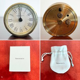Vintage Tiffany & Co. Infiniti Brass Travel Alarm Clock