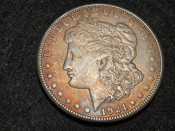 1921 Morgan Silver Dollar