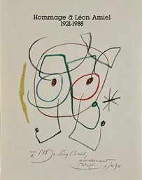 Joan Miro, OriginalEdition Lithograph