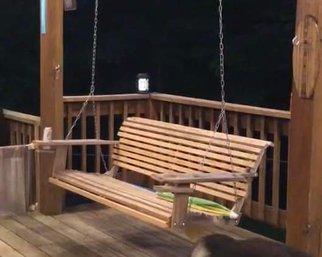 Wooden Swing Bench