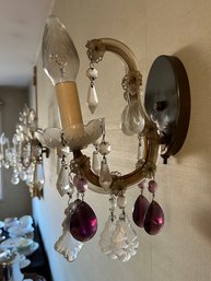 Vintage Decorative Crystal Wall Sconces