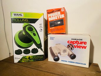 NIB- Massager, Binoculars And Power Booster