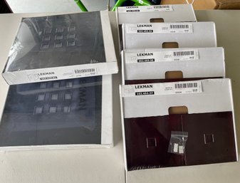 Six LEKMAN From IKEA Plastic Boxes - New In Sealed Packaging