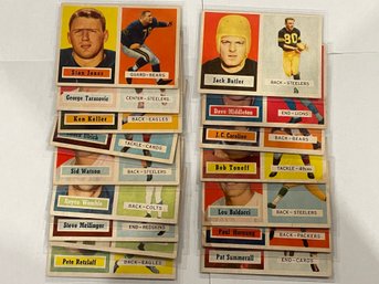 1957 Topps Football Card Lot.   16 Cards In Total